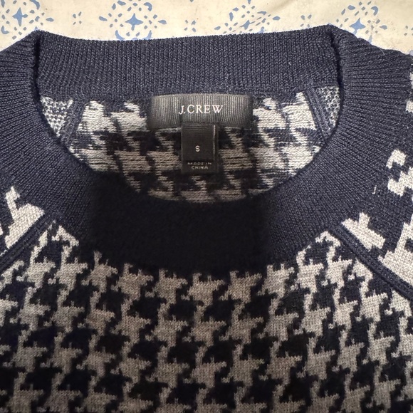 J.Crew Houndstooth Sweater - Picture 2 of 2